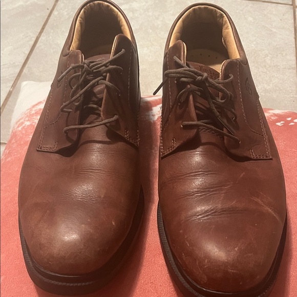 Timberland Men's Rich Brown Oxfords - Picture 1 of 8